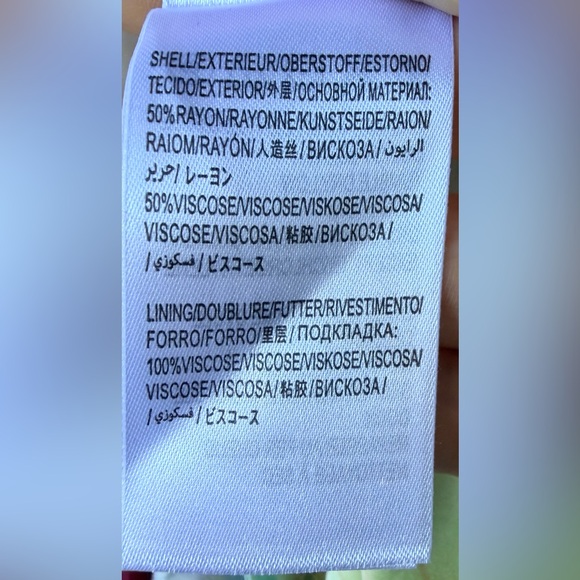 FARM Rio Woman’s Azalea Mix Floral Patchwork Handkerchief Midi Skirt Size Med - Picture 9 of 9